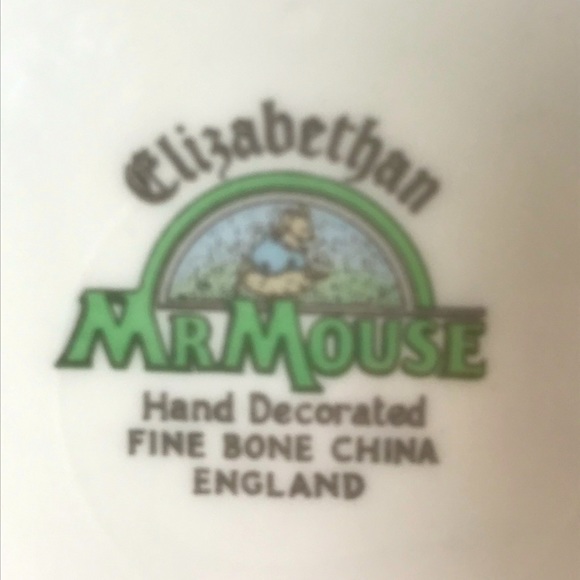 Vintage Elizabethan Mr. mouse plate - Picture 5 of 6